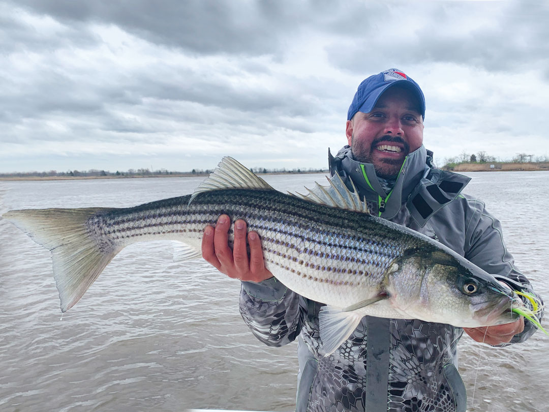 Fishing Report Raritan Bay: Striped Bass and More Today