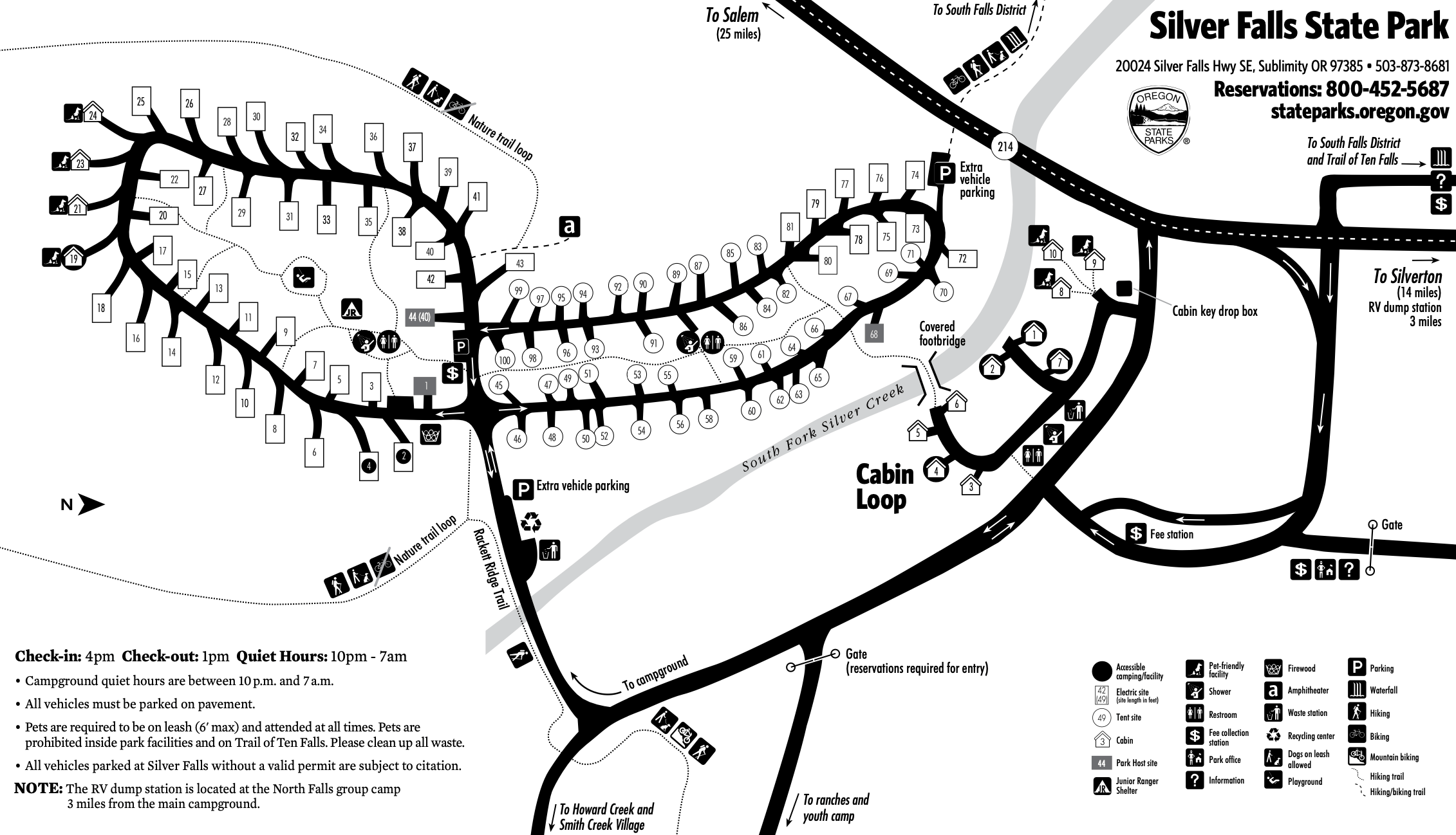 Silver Falls State Park Campground Map: Find Your Perfect Campsite