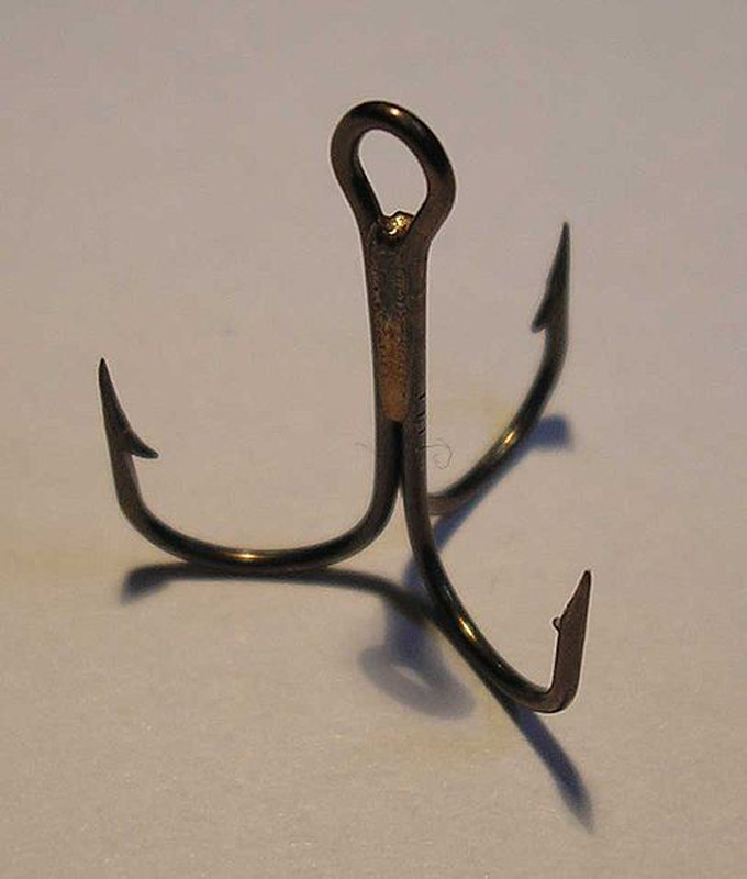 3 prong fish hook