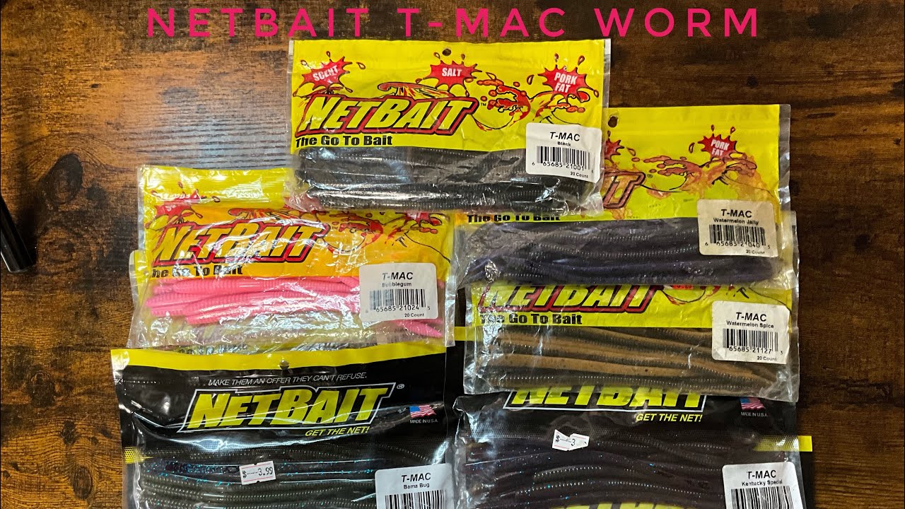 Master Your Fishing Game with NetBait T-Mac Worm and BaitFuel Attraction