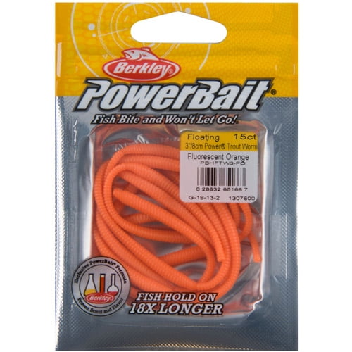 Berkley PowerBait Power Floating Trout Worm – Best Soft Bait for Trout Fishing