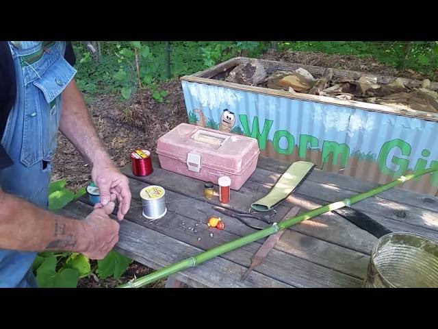 how to make cane pole