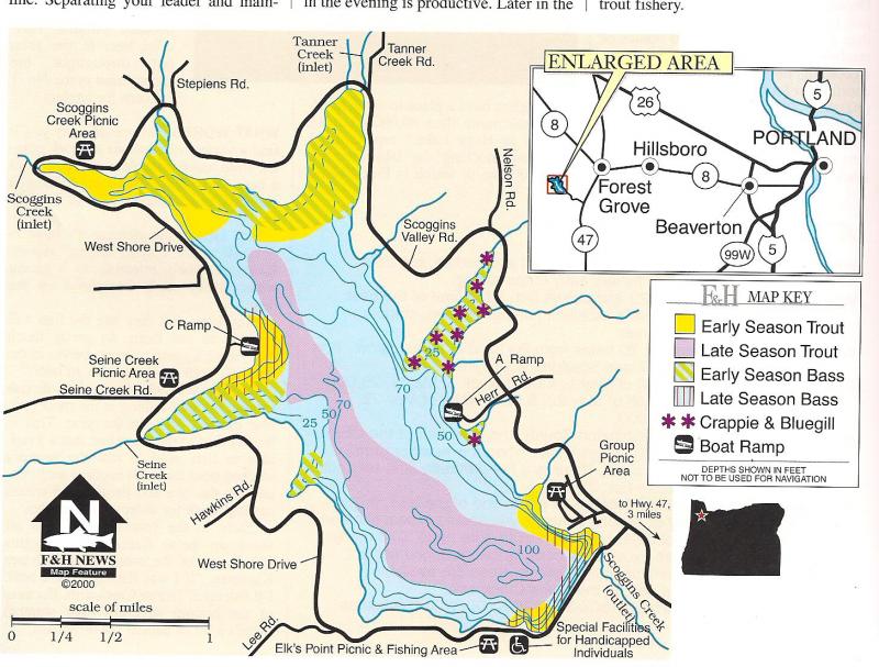 Explore Hagg Lake Fishing Map: Best Angling Locations & Top Fish Species