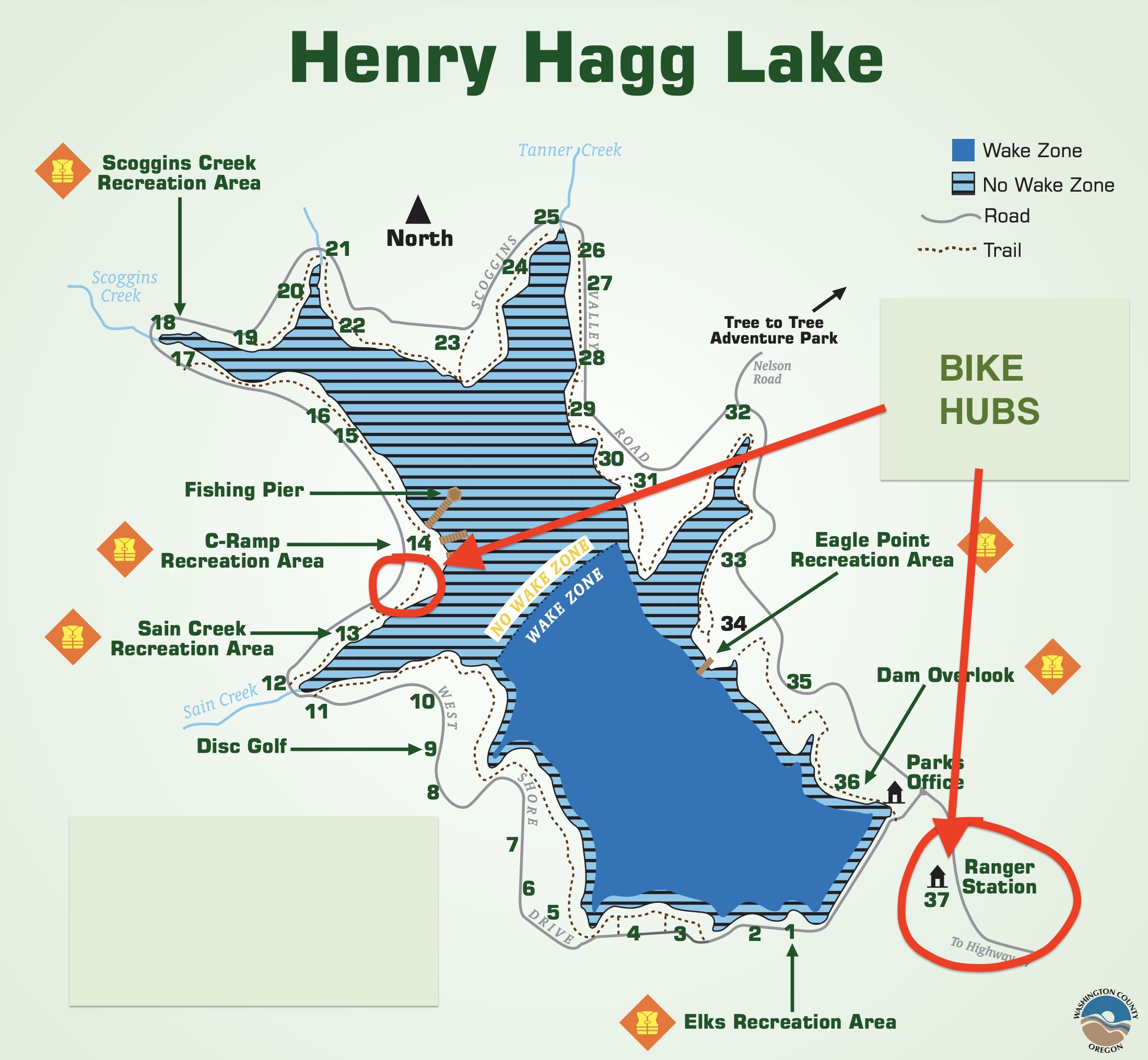 Explore the Map of Hagg Lake: Trails, Features, and Scenic Views